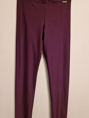 Enzzo shiny purple leggings medium like new