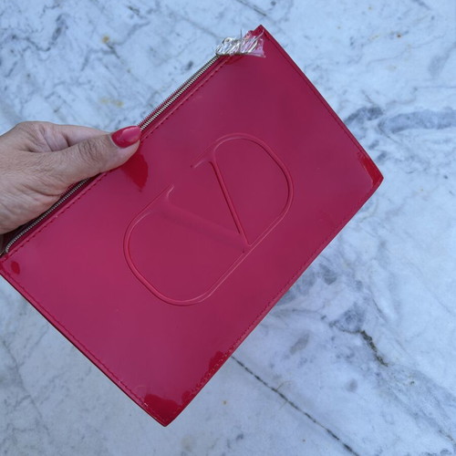 Valentino Garavani makeup bag new, red
