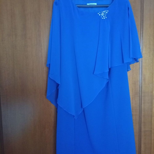 Estetica midi evening dress size 58, blue