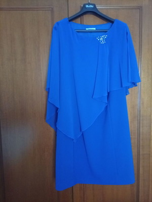Estetica midi evening dress size 58, blue