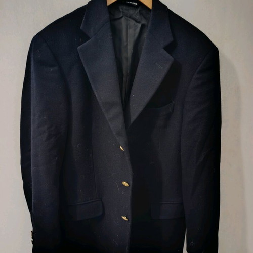 Prince Oliver wool and cashmere jacket like new, blue, size M & L