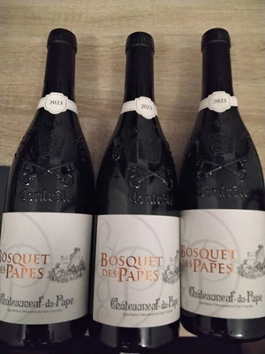 Bosquet des Papes Chateauneuf du Pape Tradition 2023 wine pack new bottles