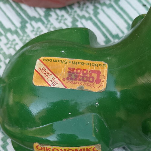 Looky Look bubble bath bottles used, set of frog, swan, duck, and fish