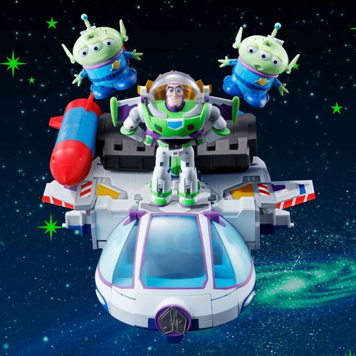Toy Story Tamashii Nations Bandai Chogattai Buzz the Space Ranger Robo Diecast new
