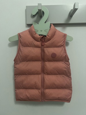 petit bateau pink sleeveless jacket 12-18 months