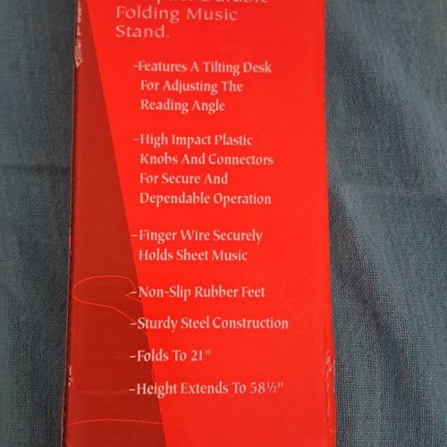 Music stand with carrying bag new