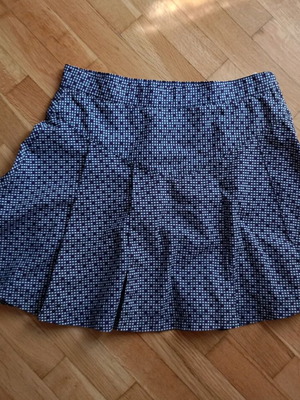 Adidas retro tennis pleated skirt used, size M, multicolor