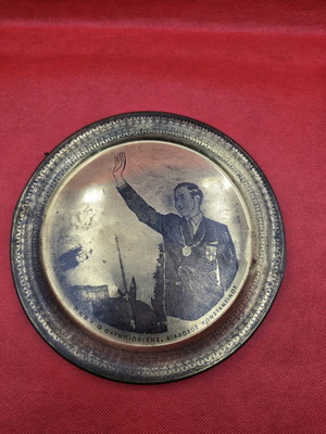 Commemorative decorative plate Olympic Games 1960 used