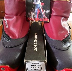 nordic cross country 8.1 salomon Ν41. 26.5 profil active skate classic boots bindings SNS lung lauf