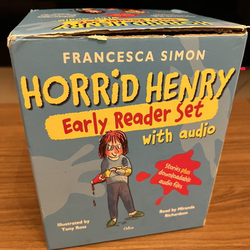 Horrid Henry Early Reader Set used, 24 books missing 1 and audio CD