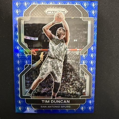 2021-22 Panini Prizm Tim Duncan 75th Anniversary Card new