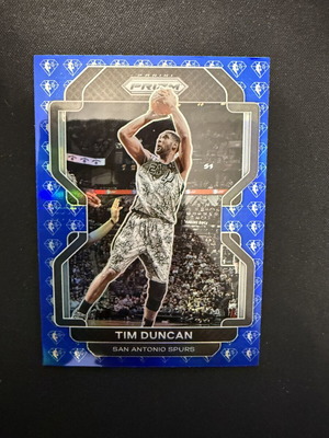 2021-22 Panini Prizm Tim Duncan 75th Anniversary Card new
