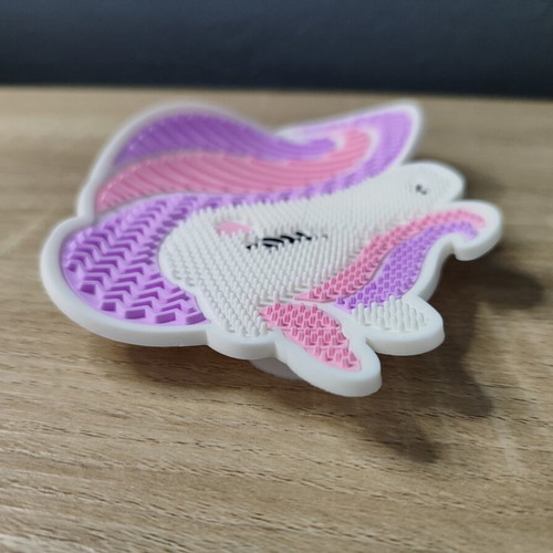 Legami Unicorn Makeup Brush Cleaning Surface used