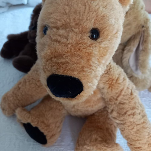 Plush animals pack of 3 like new, German origin