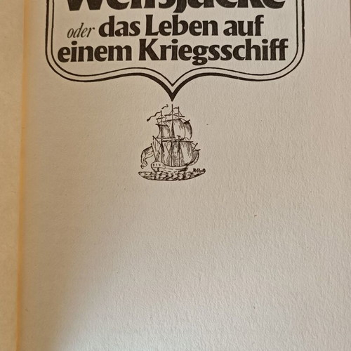 Book Hermann Melville Weissjacke like new, German language