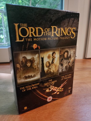 Lord of the Rings Motion Picture Trilogy DVD νέο, αγγλικοί υπότιτλοι