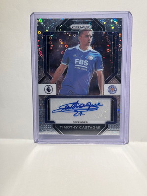 Κάρτα Panini Prizm EPL 2022-23 Timothy Castagne Auto καινούργια