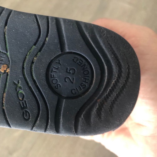 Geox kids shoes used No 25 blue casual