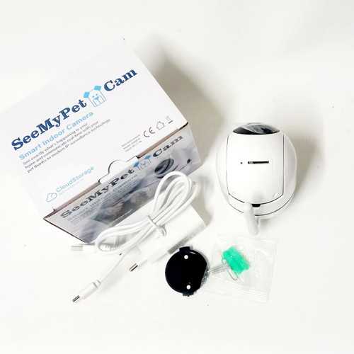 SeeMyPet Cam smart indoor camera like new, Full HD Wi-Fi