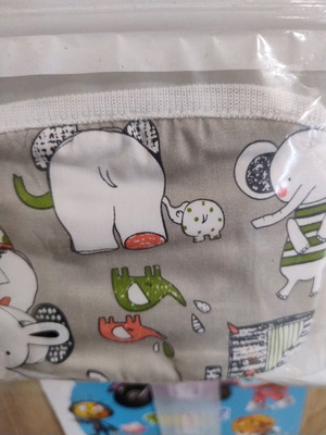 Children's health mask new with elephant design cotton