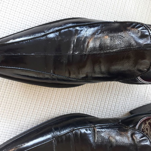 Roberto Botticelli leather shoes black No 41 lightly used