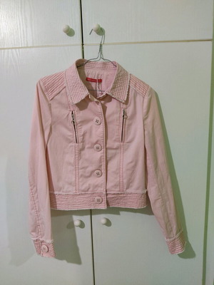 Pink cotton jacket Alain Manoukian like new