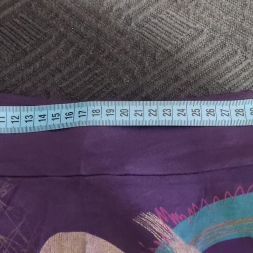 Viscose summer skirt purple JusTop like new, elastic waist