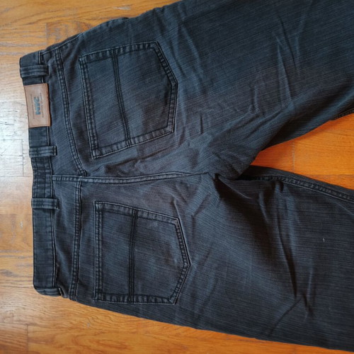 Gray jeans size L, very good condition, small stain