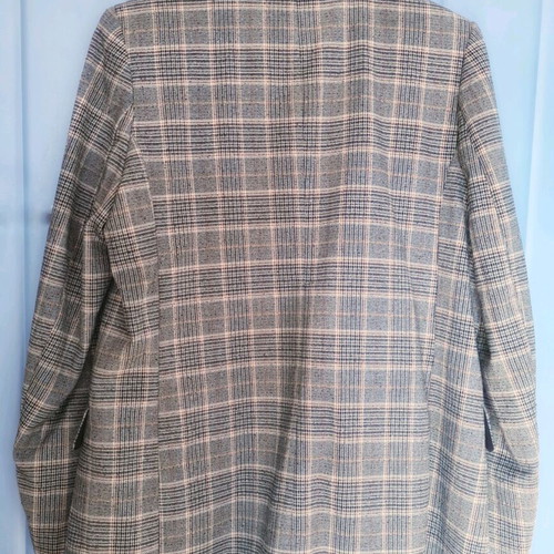 H&M Gray Checked Suit Like New