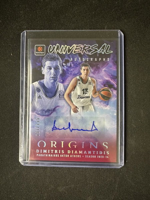 Dimitris Diamantidis Universal Origins κάρτα με αυτόγραφο /115 EuroLeague