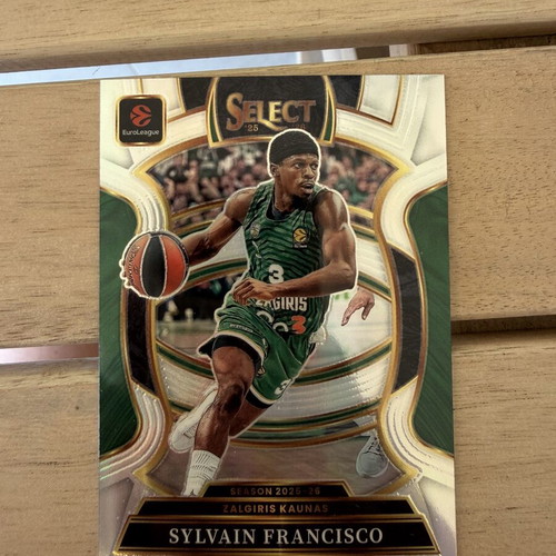 Sylvain Francisco Concourse Silver Prizm basketball card like new