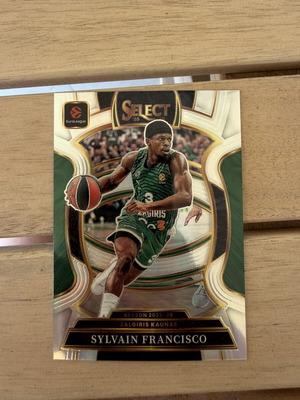Sylvain Francisco Concourse Silver Prizm basketball card like new