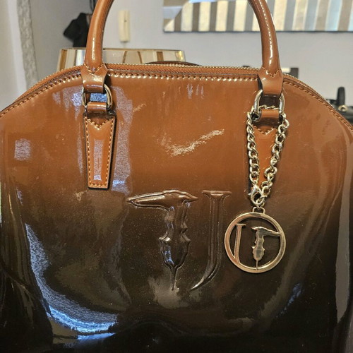 Trussardi handbag new, brown gradient color