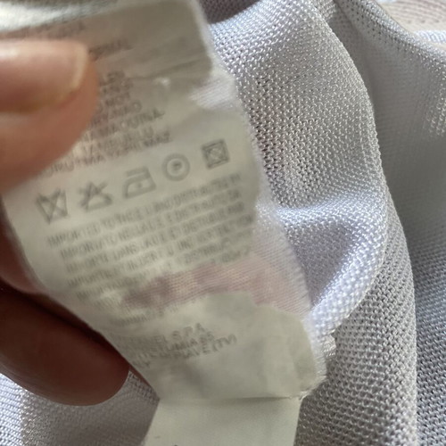 Stefanel summer jacket like new, white and beige, medium small