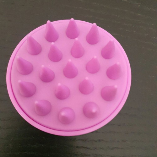 Scalp Massager Lavish Care new, purple silicone comb for head massage