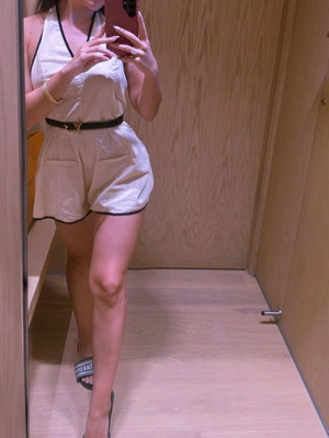 Linen overall size small new