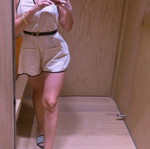 Linen overall size small new
