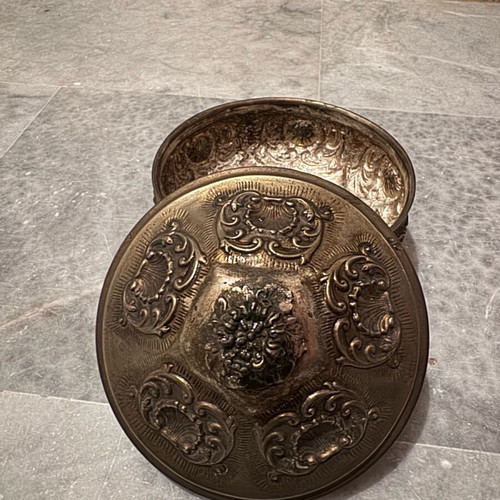 Silver container in good condition