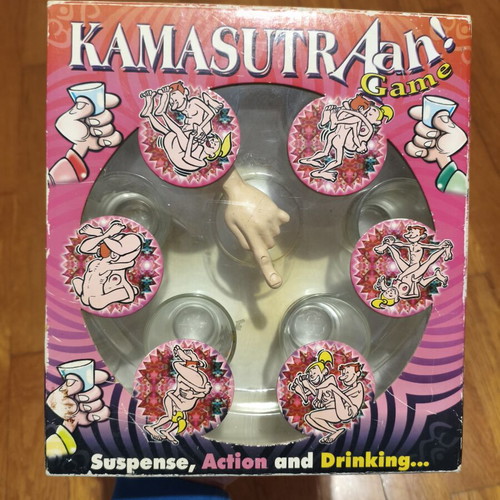 Kamasutra game with shot glasses like new
