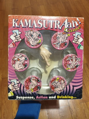 Kamasutra game with shot glasses like new