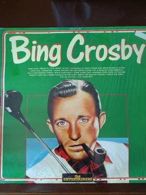 Bing Crosby The Entertainers LP βινύλιο σαν καινούργιο, ιταλική έκδοση 1987
