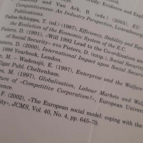 Social Europe new academic book in Greek