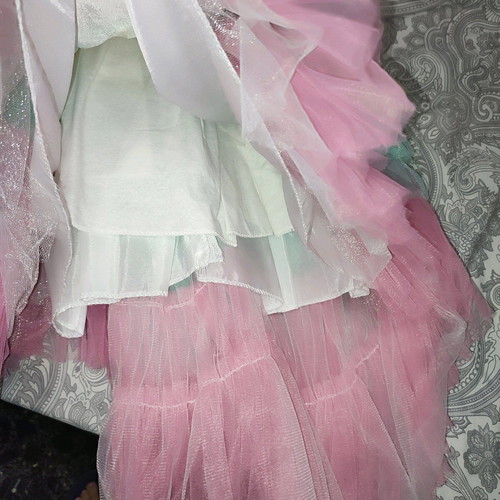 Girls' formal dress for 5-6 years like new, multicolored