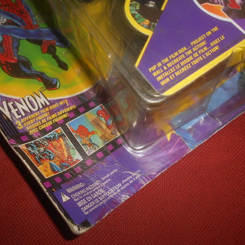 Spiderman Venom figure 1994 Toy-Biz used, original packaging