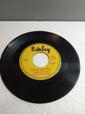 Qu'elle Est Belle Mireille Mathieu 45 vinyl used