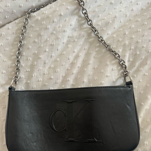 Calvin Klein shoulder bag used, black