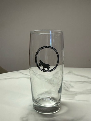 Rare collectible 0.33l beer glass used from Santorini brewery