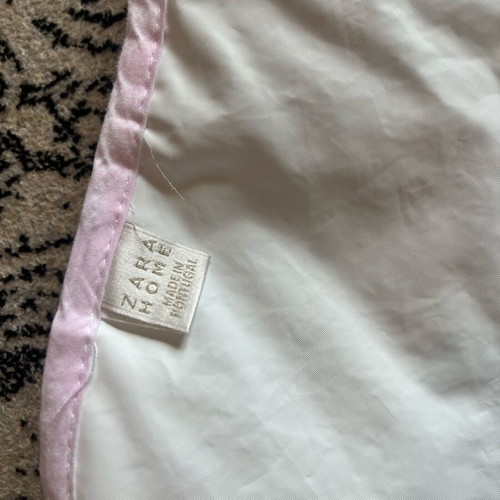 Zara Home changing mat like new pink with heart print
