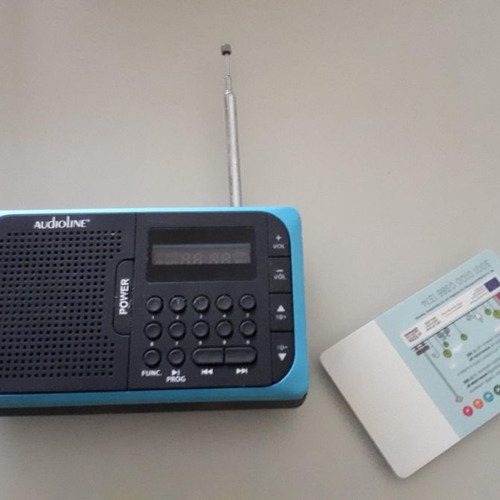 Audioline digital radio used