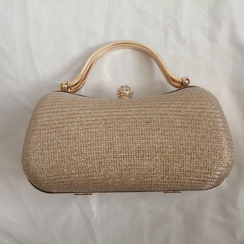 Elegant clutch bag gold color new